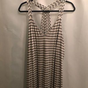 Striped maxi dress